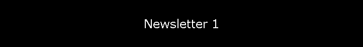 Newsletter 1